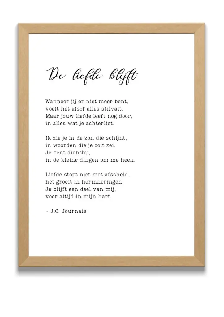 Loslaten gedicht