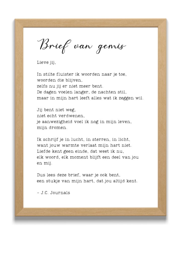 Loslaten gedicht